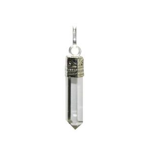 Colgante Punta Cuarzo Cristal 2cm